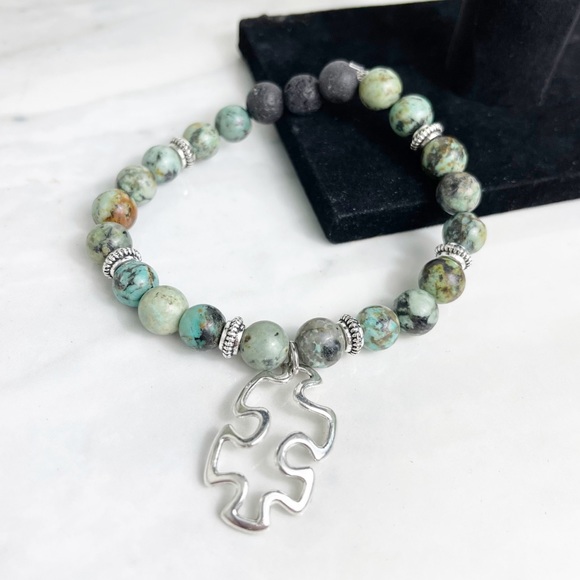 Hand Crafted Jewelry - ❌SOLD❌ Aromatherapy Lava Stone Handmade Bracelet